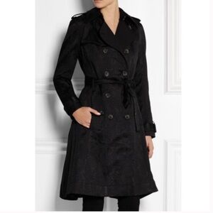 NWOT Altuzarra for Target Trench Coat, Black Jacquard
